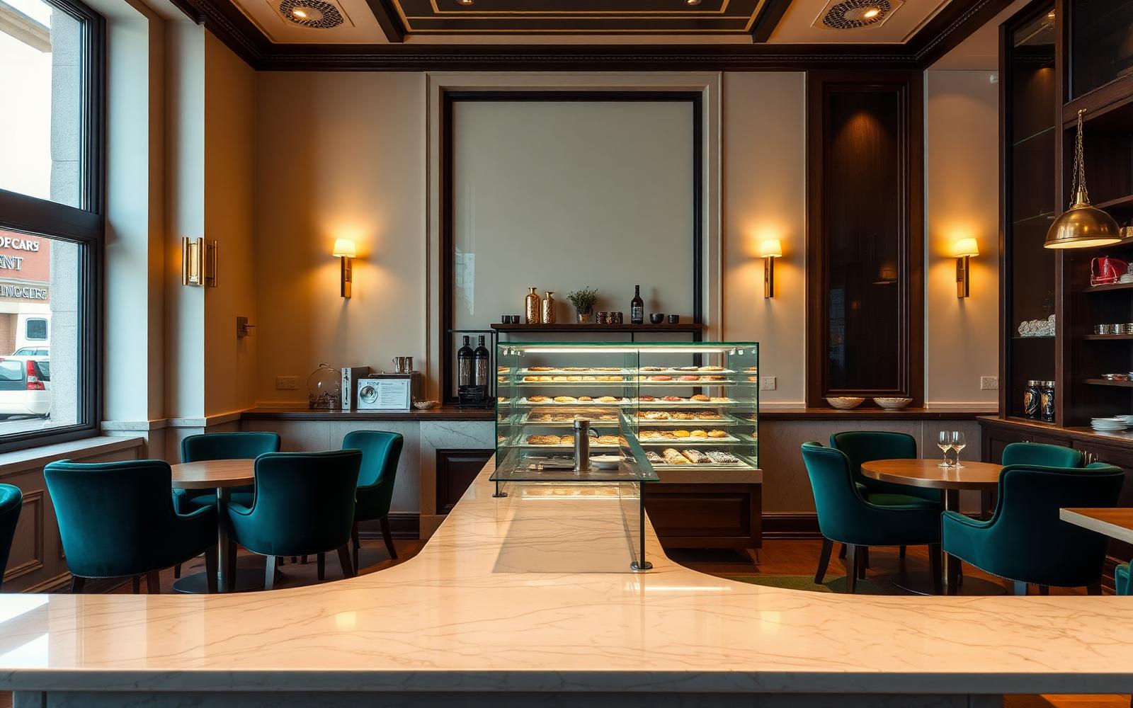 La sala interna di Cafè Sauvage